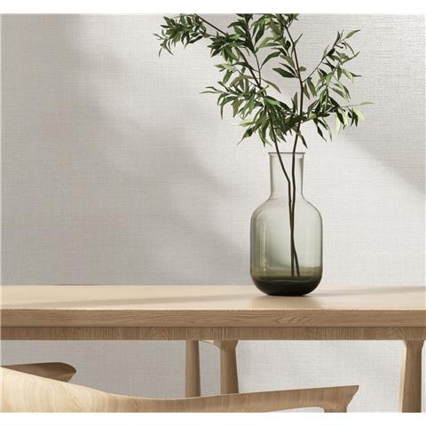 Vasari Sofia Linen Texture Vinyl Wallpaper 400730 Oyster