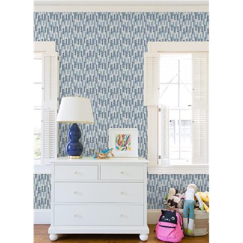 A Street Prints Hannah Wallpaper Erik 26508 Blue