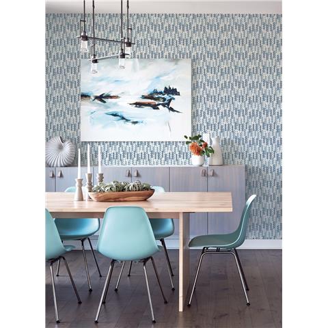 A Street Prints Hannah Wallpaper Erik 26508 Blue