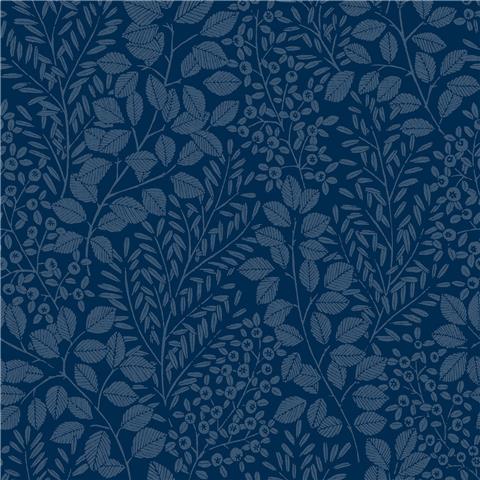 A Street Prints Hannah Wallpaper Elin Branch 26517 Blue