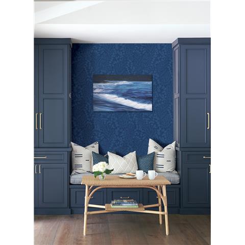 A Street Prints Hannah Wallpaper Elin Branch 26517 Blue