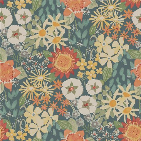 A Street Prints Hannah Wallpaper Karina Floral 26520 Green