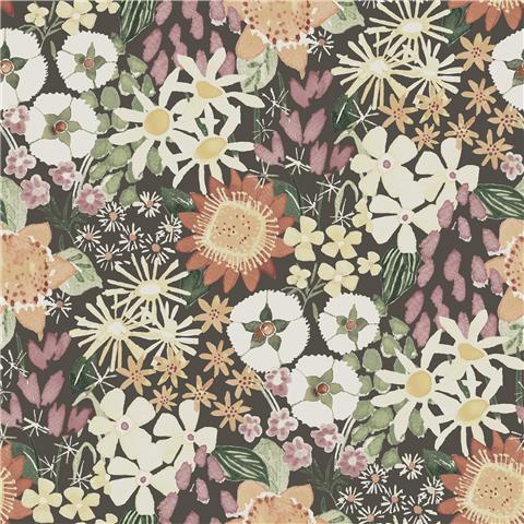 A Street Prints Hannah Wallpaper Karina Floral 26522 Berry