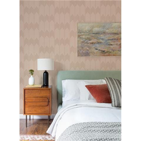 A Street Prints Hannah Wallpaper Nyle Chevron 26528 Blush