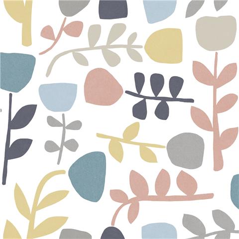 A Street Prints Hannah Wallpaper Juni Scandi 26539 Blue/Pink