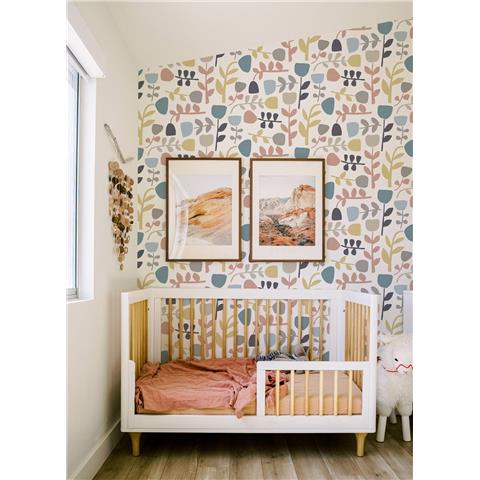 A Street Prints Hannah Wallpaper Juni Scandi 26539 Blue/Pink