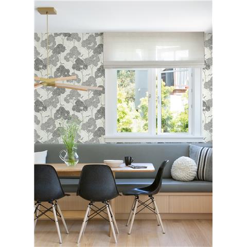 A Street Prints Hannah Wallpaper Lykke Tree 26541 Black