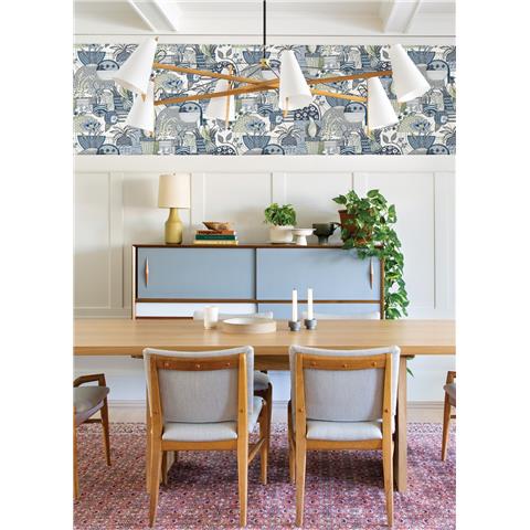 A Street Prints Hannah Wallpaper Fika 26555 Blue