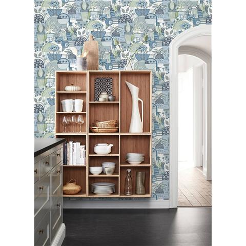 A Street Prints Hannah Wallpaper Fika 26555 Blue