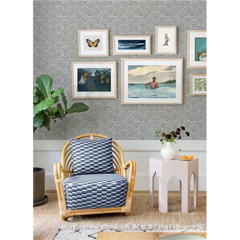 A Street Prints Happy Wallpaper Alorah Wave 26308 Grey