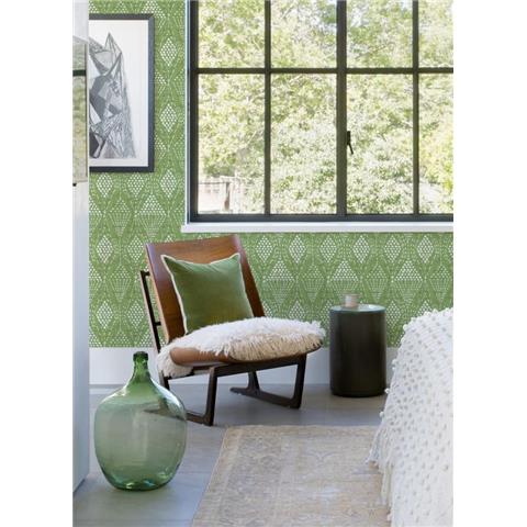 A Street Prints Happy Wallpaper Grady Geo 26319 Green