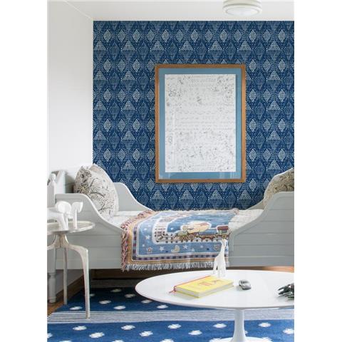 A Street Prints Happy Wallpaper Grady Geo 26320 Blue