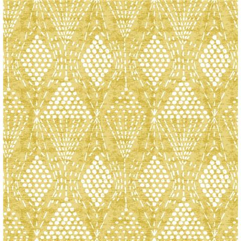 A Street Prints Happy Wallpaper Grady Geo 26321 Yellow