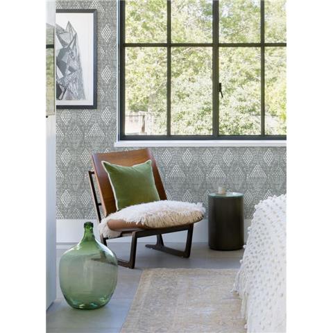 A Street Prints Happy Wallpaper Grady Geo 26322 Grey