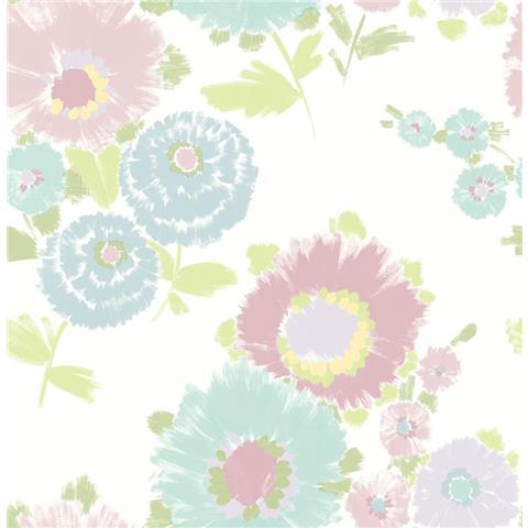 A Street Prints Happy Wallpaper Essie Floral 26325 Pink/Lilac