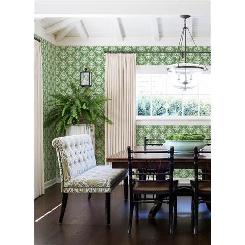 A Street Prints Happy Wallpaper Keaton Damask 26331 Green