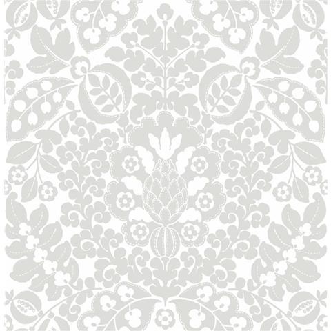 A Street Prints Happy Wallpaper Marni Damask 26335 Grey