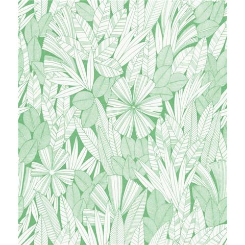 A Street Prints Happy Wallpaper Bannon Floral 26345 Green