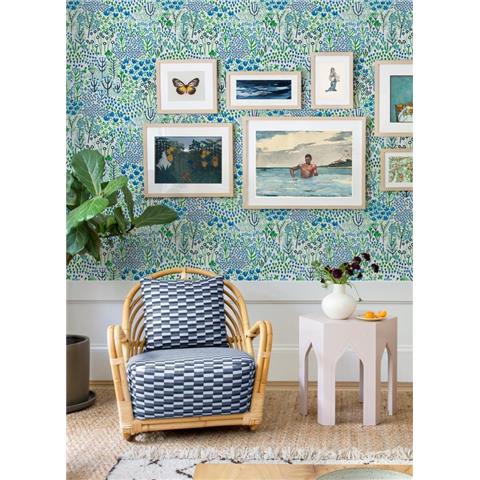 A Street Prints Happy Wallpaper Pasture 26350 Blue