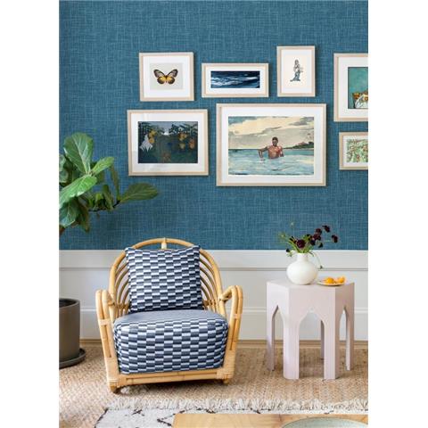 A Street Prints Happy Wallpaper Plain Texture 26351 Blue