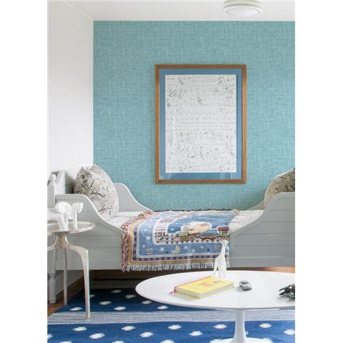 A Street Prints Happy Wallpaper Plain Texture 26352 Mid Blue