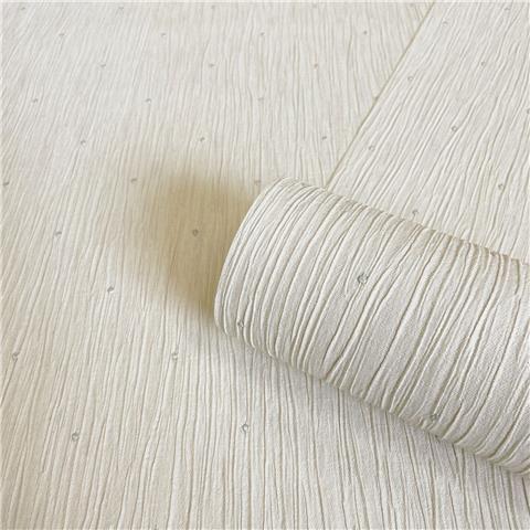 Tiffany Pearl Vinyl Wallpaper 41315 Cream