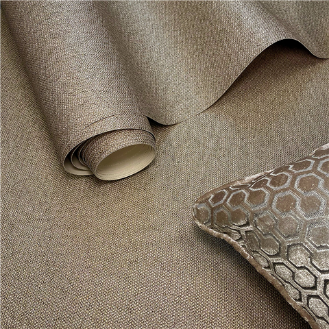 Zambaiti Parati Ciara Plain Wallpaper 4414 Mocha