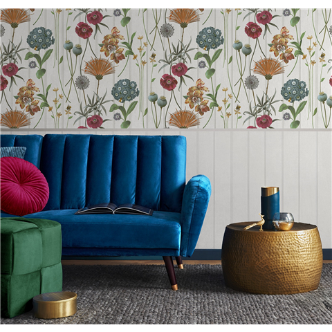 Belgravia Moda Botanist Wallpaper 4770 White/Multi