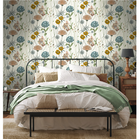 Belgravia Moda Botanist Wallpaper 4772 White/Green