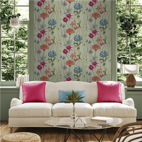 Belgravia Moda Botanist Wallpaper 4773 Sage/Multi