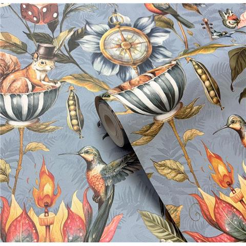 Holden Statement Curious Creatures Wallpaper 49268 Blue