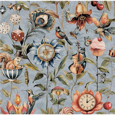Holden Statement Curious Creatures Wallpaper 49268 Blue