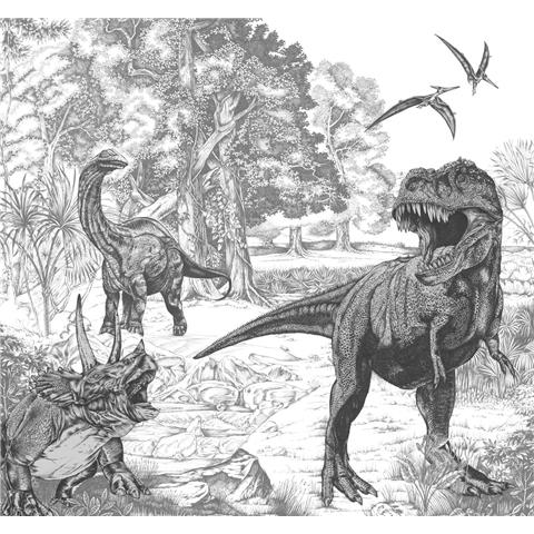 Graham and Brown Wall Mural 111396 Dino Sketch