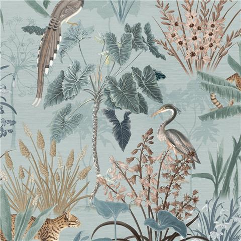 Super Fresco Easy Wallpaper Animal Kingdom 125005 Blue