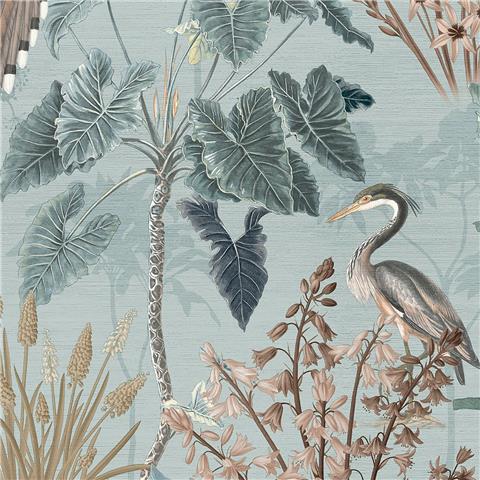 Super Fresco Easy Wallpaper Animal Kingdom 125005 Blue