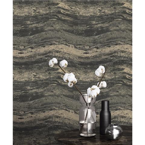 Carrara Vasari Onyx Marble Wallpaper 520583 Charcoal