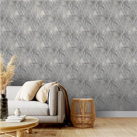 Vasari Paradise Palm Wallpaper 539547 Grey