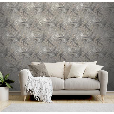 Vasari Paradise Palm Wallpaper 539554 Taupe