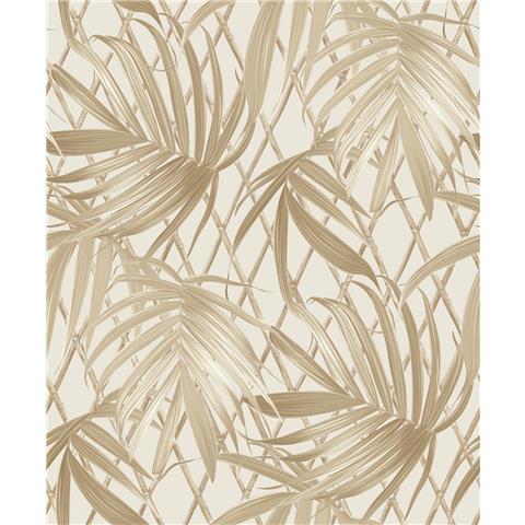 Vasari Paradise Palm Wallpaper 539578 Gold