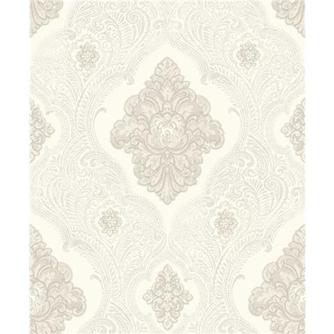 Vasari Ravelle Damask Wallpaper 544046 Neutral