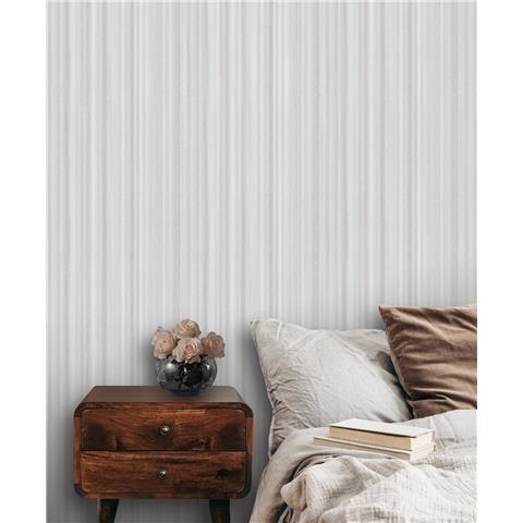 Vasari Ravelle Regency Stripe Wallpaper 544114 Silver Grey