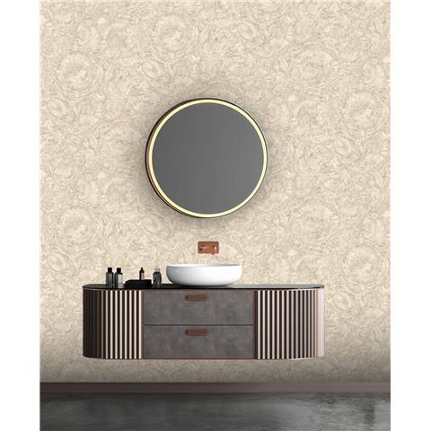 Carrara Vasari Orvieto Marble Wallpaper 544350 Mocha