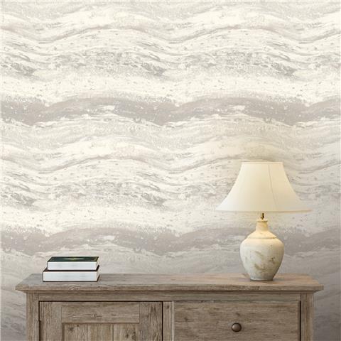 Carrara Vasari Onyx Marble Wallpaper 544459 Neutral