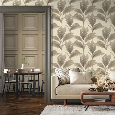 Belgravia Kailani Palm Wallpaper 59121 Cream/Beige