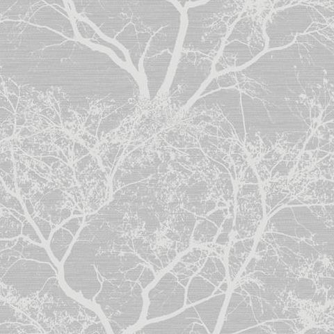 Holden Decor Wallpaper Whispering Trees 65401 Grey
