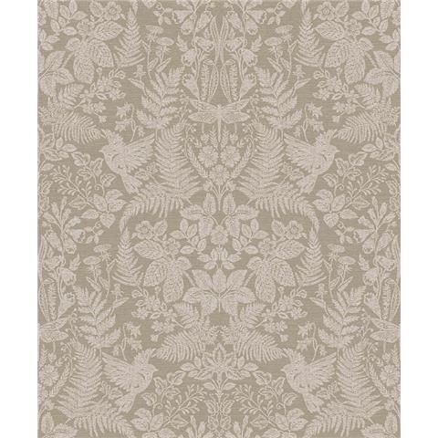 Holden Statement Wallpaper Loxley Woodland Stitch 65785 Taupe