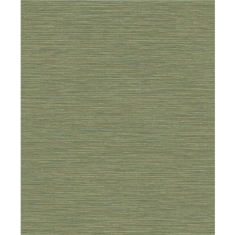 Holden Statement Grasscloth Plain Texture Wallpaper 66232 Green