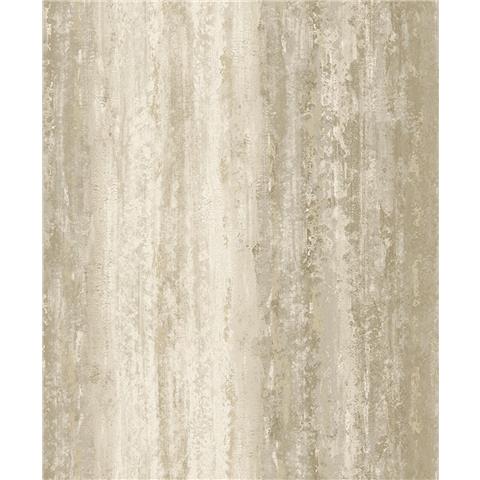 Holden Statement Distressed Metallic Stripe Wallpaper 66241 Beige