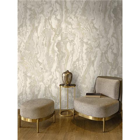 Holden Essence Thassos marble Wallpaper 66332 Cream