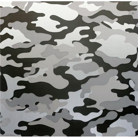 Arthouse Camouflage Wallpaper 669001 Mono